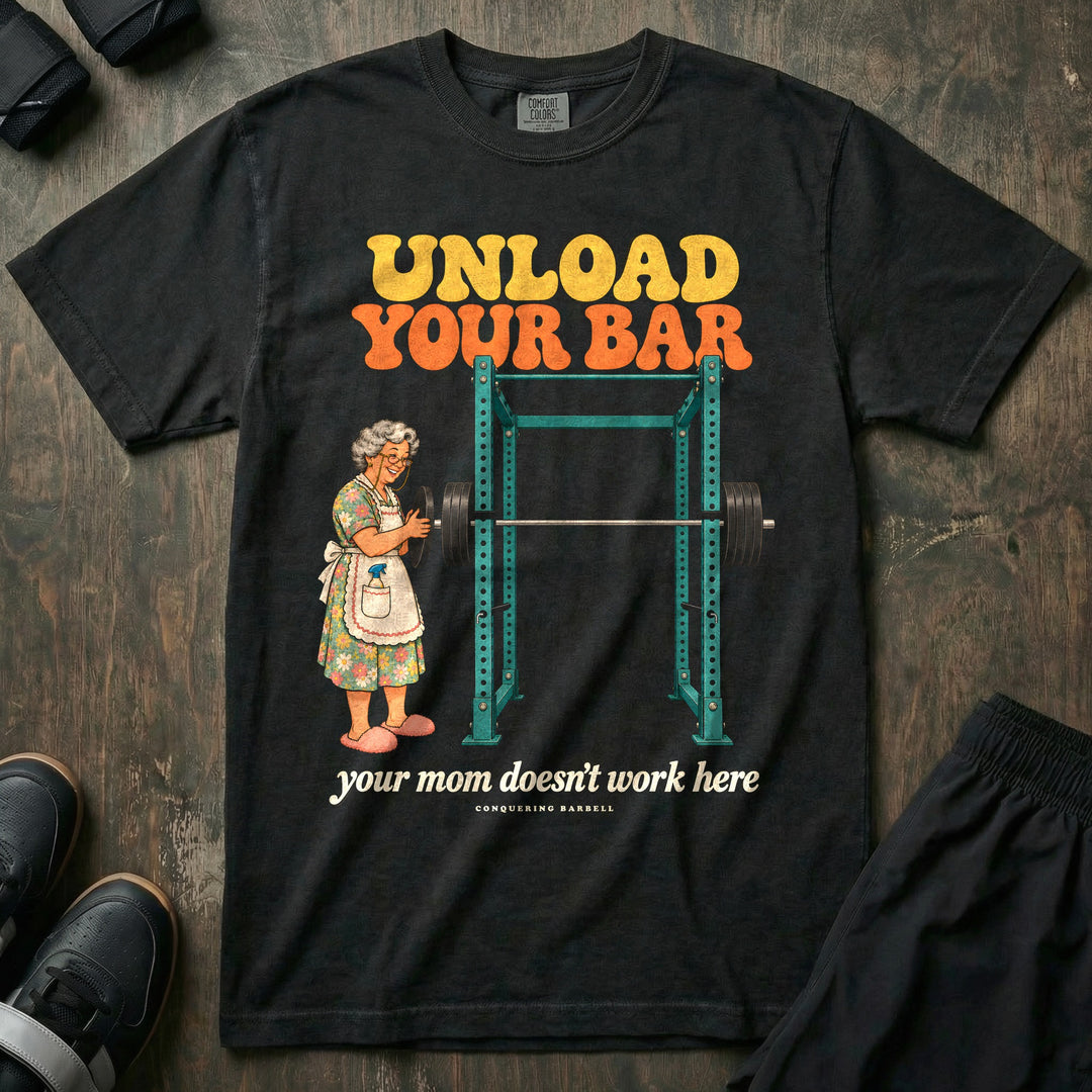 Unload Your Bar - Relaxed Fit Tee - Black