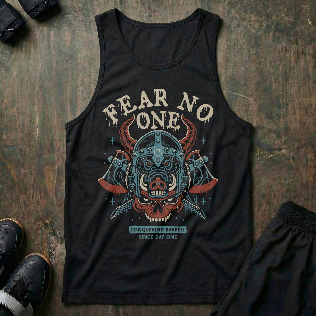 Warrior Fear No One tank top in Black