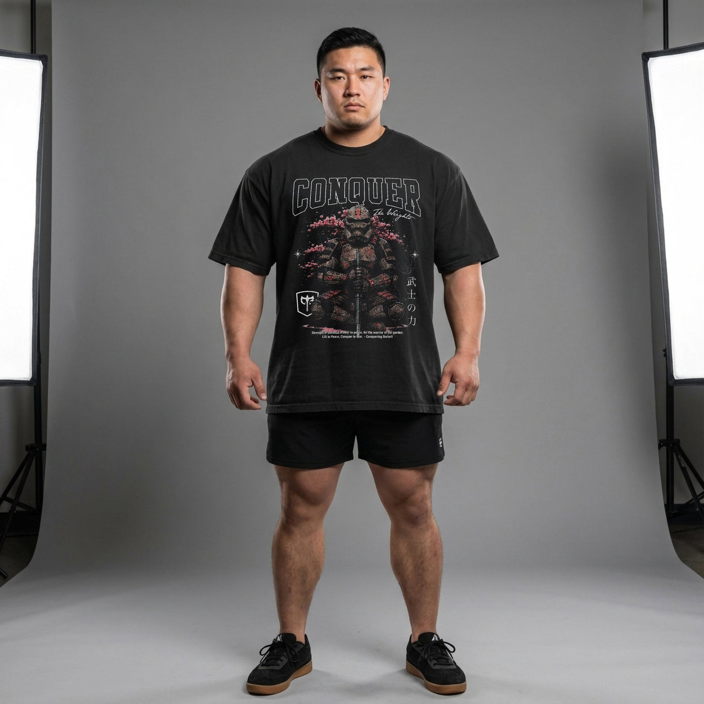 Warrior in the Garden - Relaxed Fit tee - Conquering Barbell