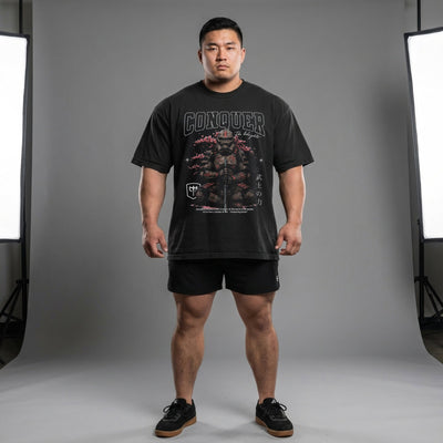 Warrior in the Garden - Relaxed Fit tee - Conquering Barbell