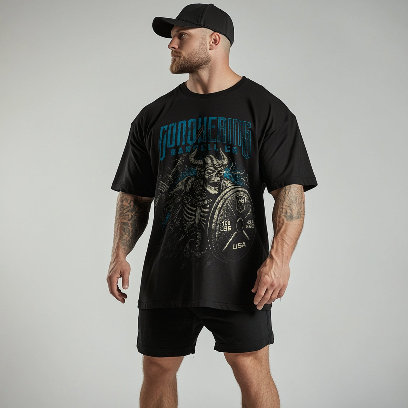 Warrior Undead - Oversized tee - Conquering Barbell