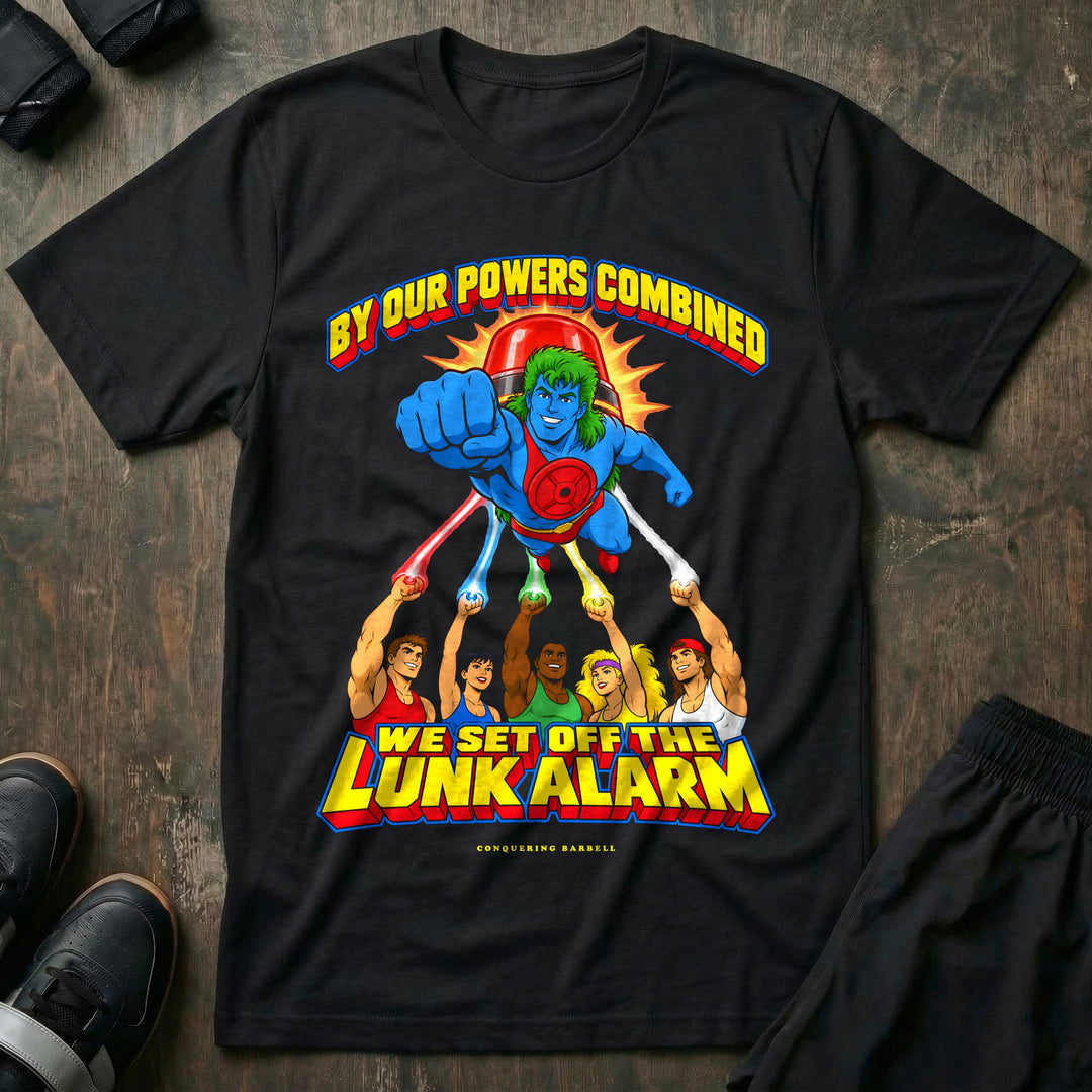 We Set Off the Lunk Alarm - Tee - Black