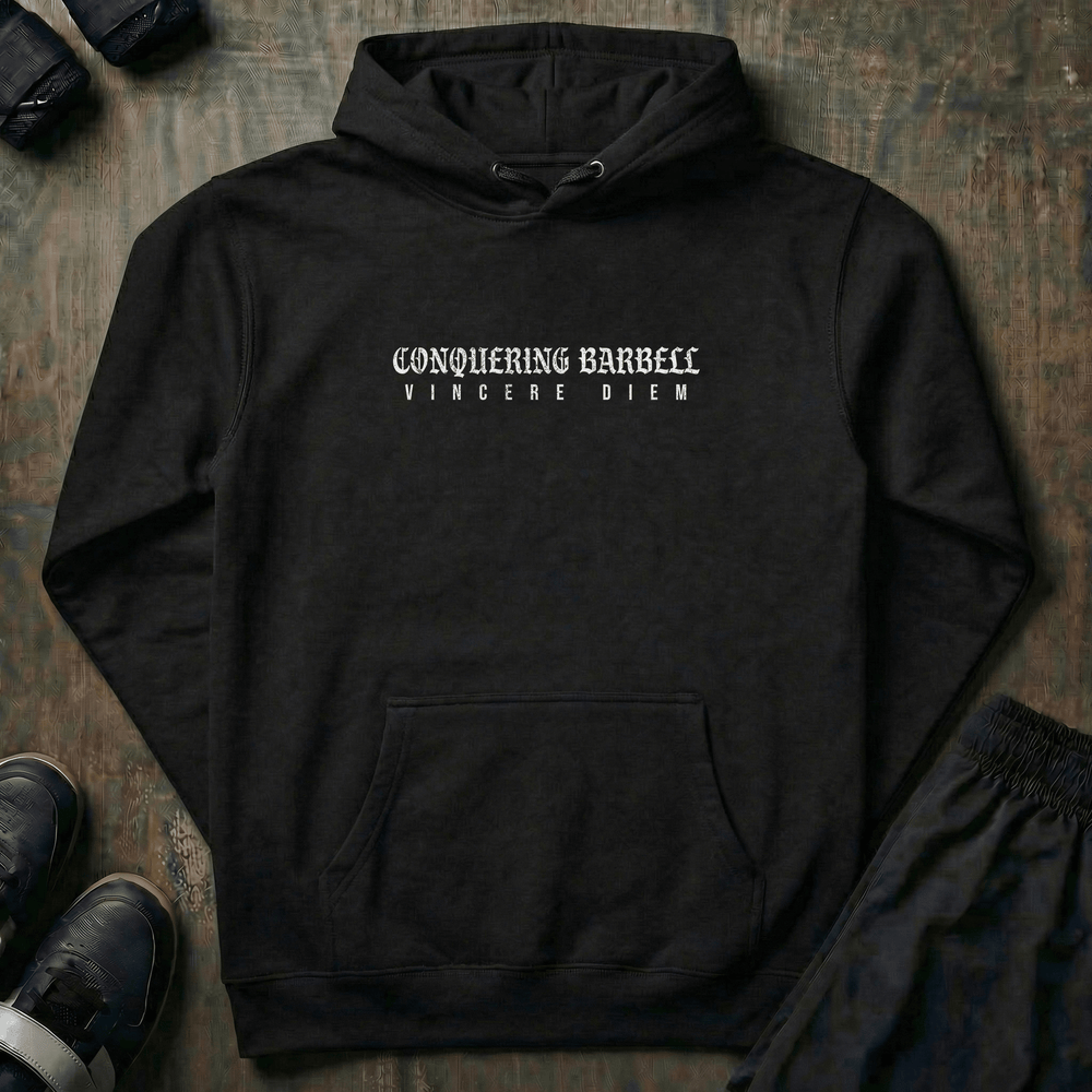 Win the Day Angel vs Demon pullover hoodie in Black