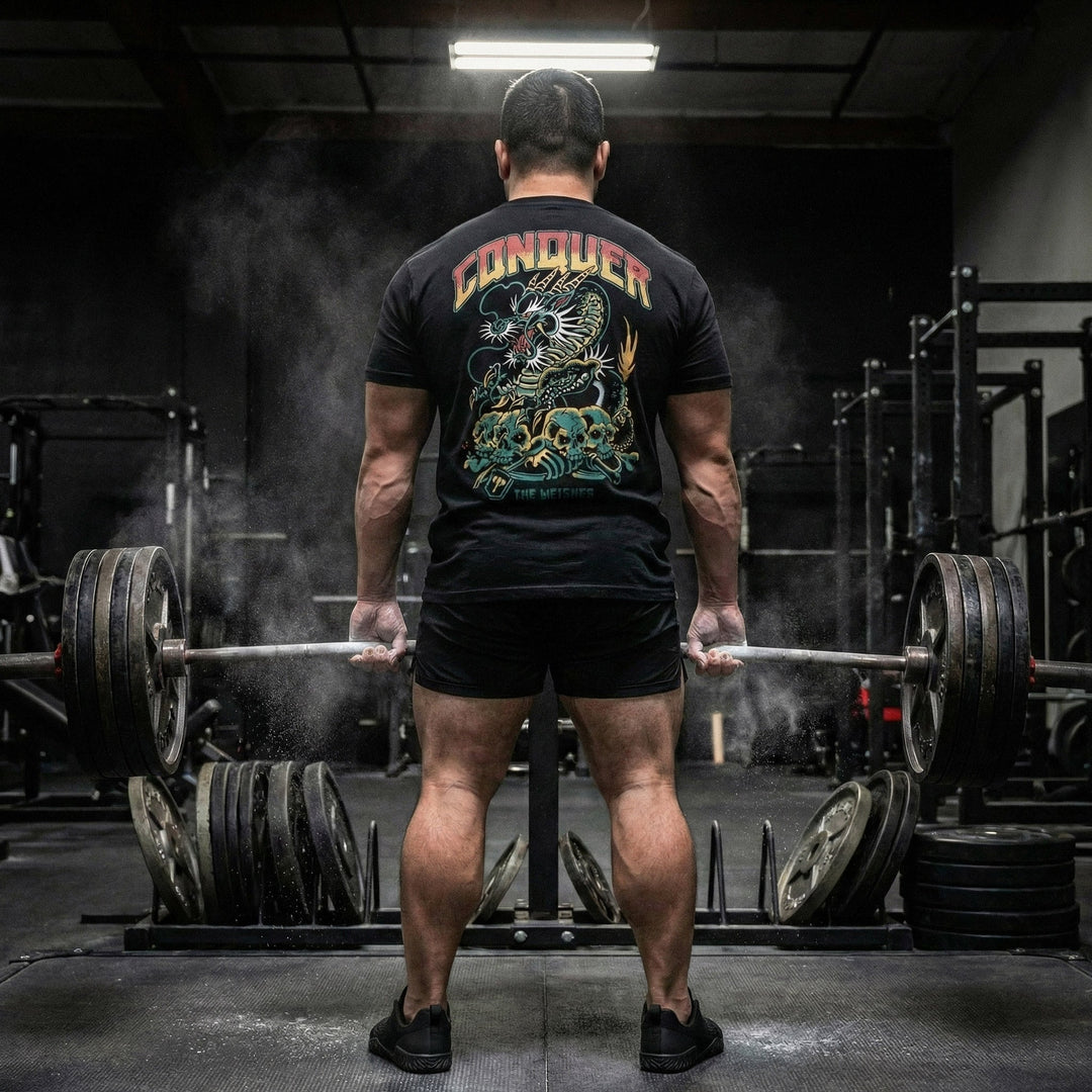 Year of the Dragon Tee - Conquering Barbell
