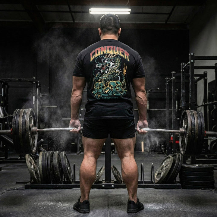 Year of the Dragon Tee - Conquering Barbell