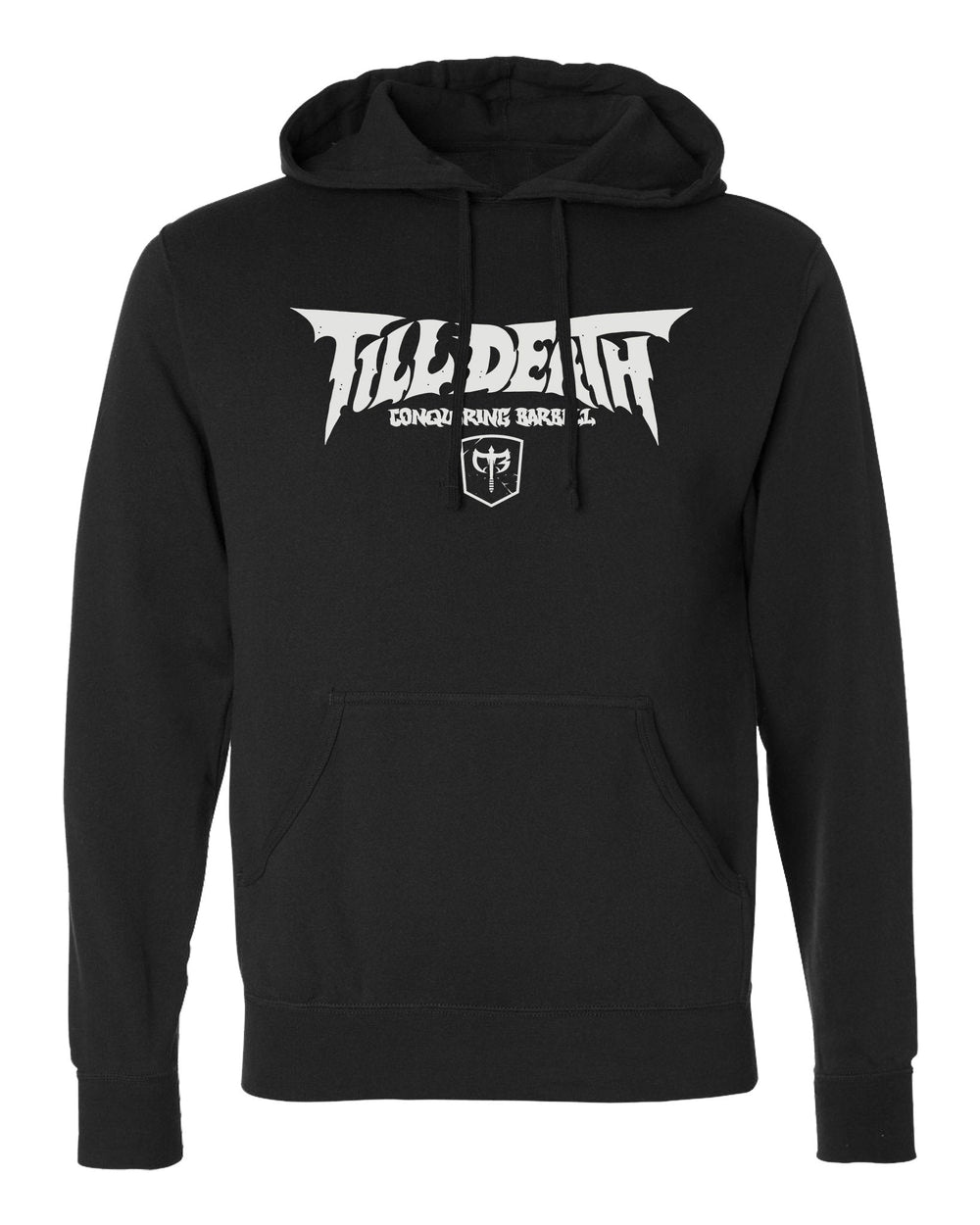 Angel of Barbell Death Pullover Hoodie - Conquering Barbell