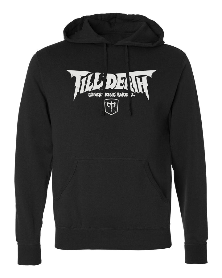 Angel of Barbell Death Pullover Hoodie - Conquering Barbell