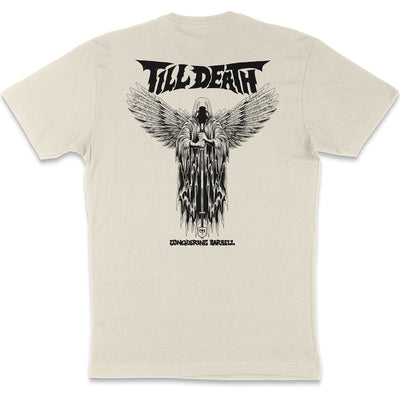 Angel of Barbell Death Tee - Conquering Barbell
