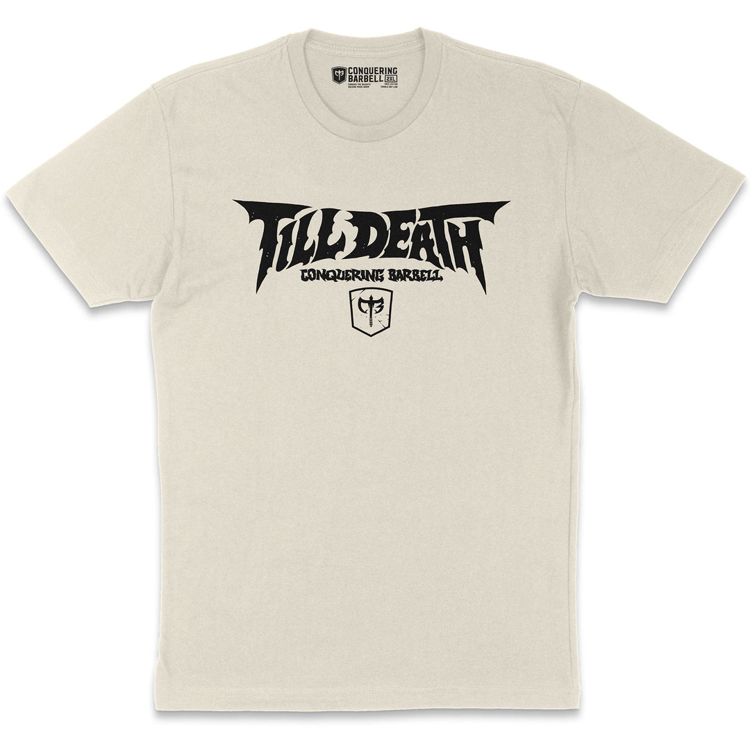 Angel of Barbell Death Tee - Conquering Barbell