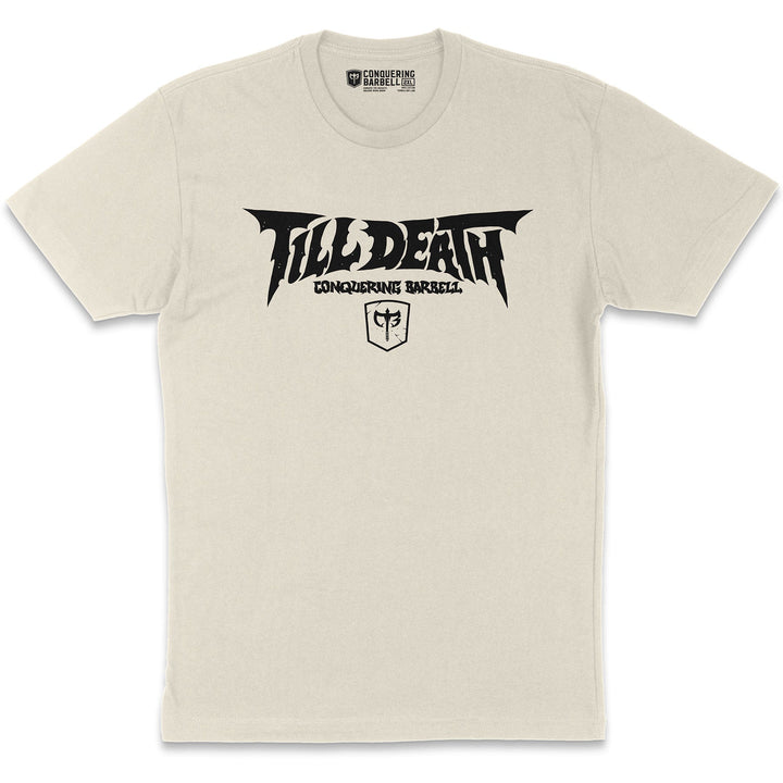 Angel of Barbell Death Tee - Conquering Barbell