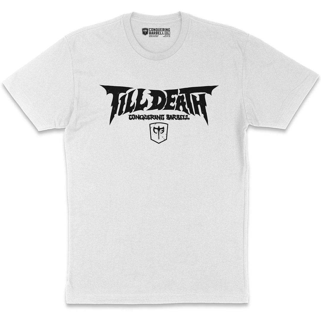 Angel of Barbell Death Tee - Conquering Barbell