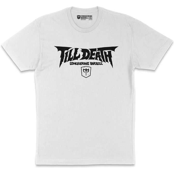 Angel of Barbell Death Tee - Conquering Barbell