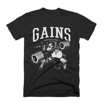 Bench Press Panda Tee - Conquering Barbell