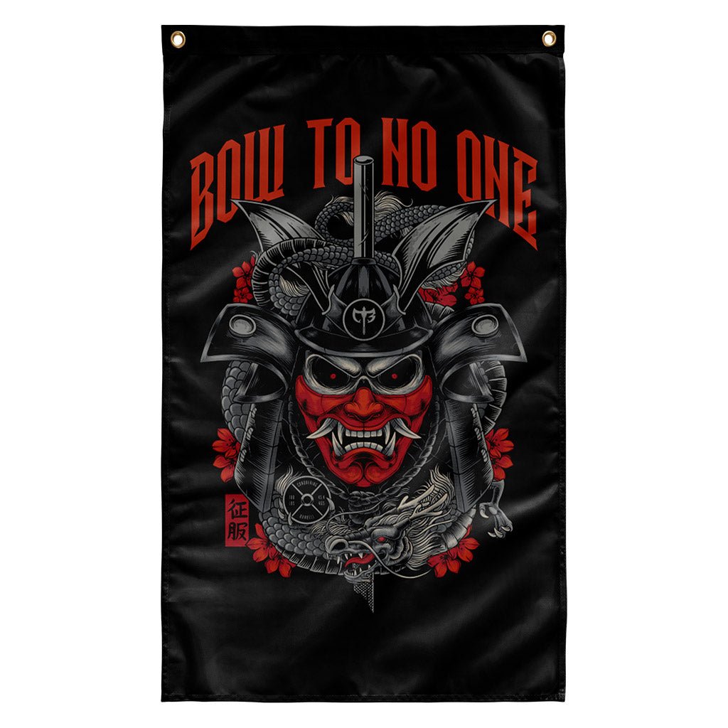 Bow to No One - 3' x 5' Polyester Flag - Conquering Barbell