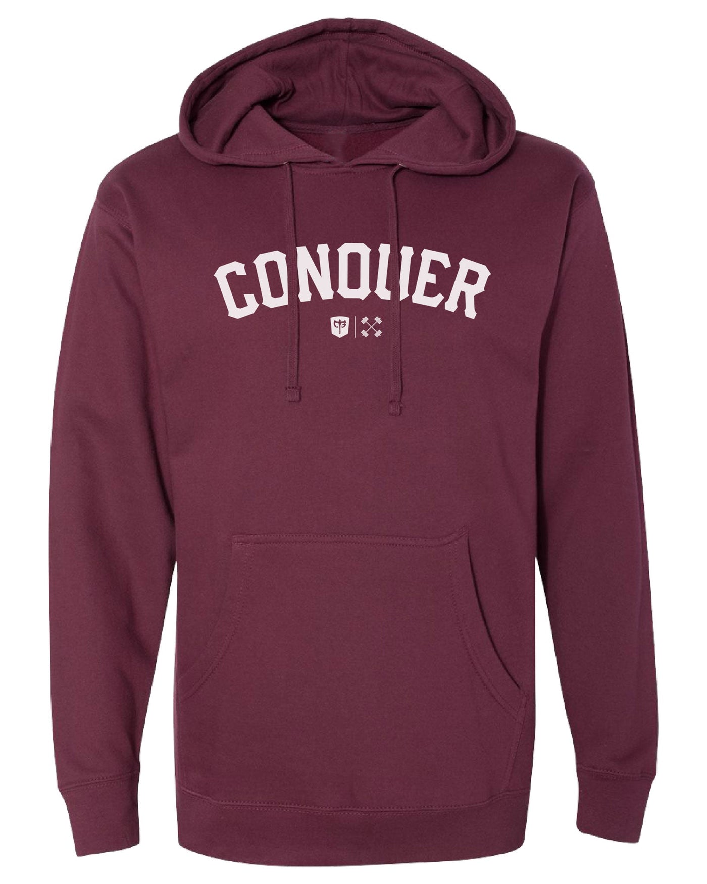 Conquer - Arch - Pullover Hoodie - Conquering Barbell