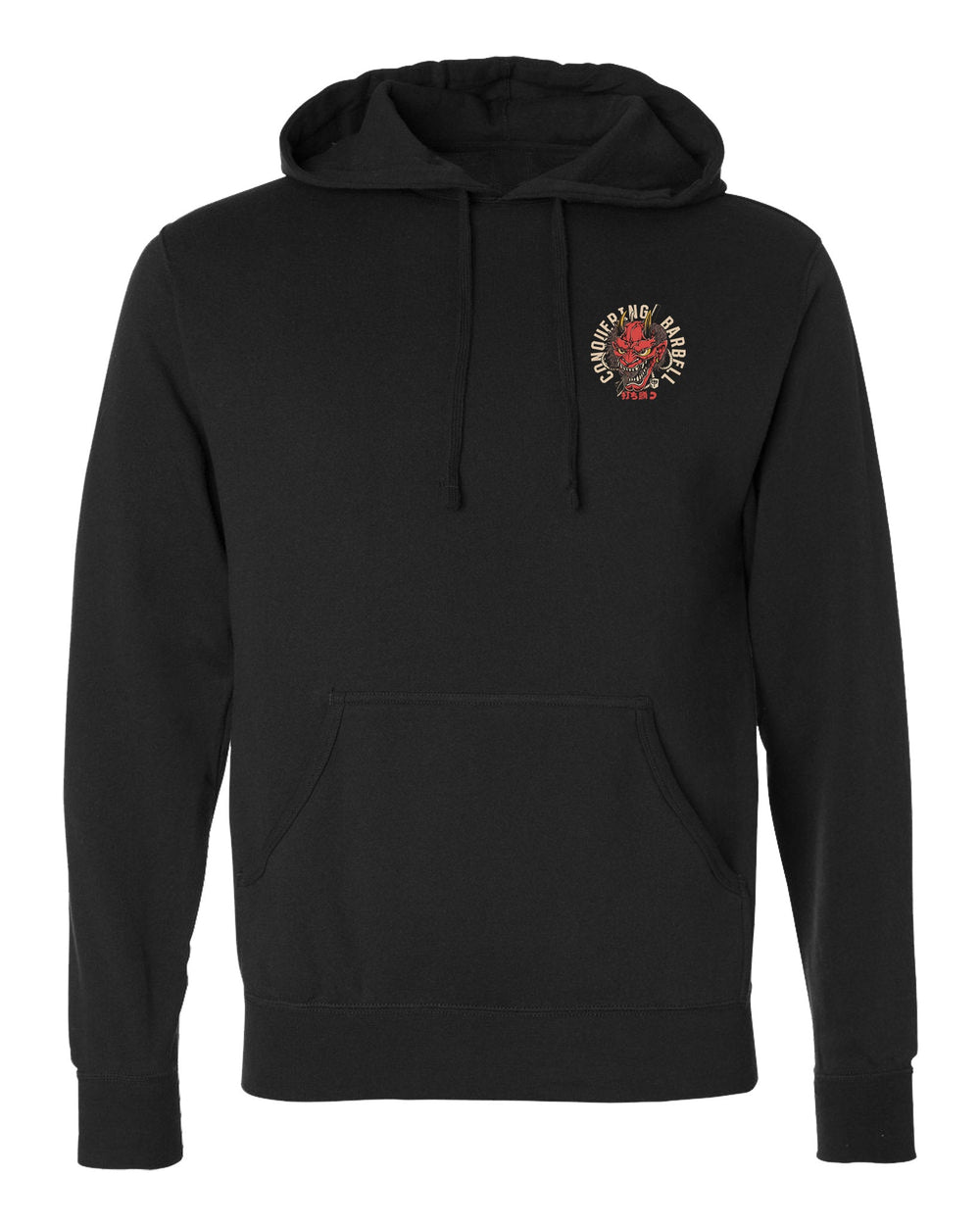 Conquer Your Demon pullover hoodie in Black