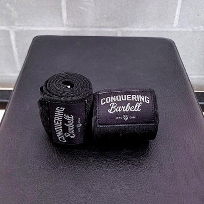 Conquering Barbell - Executioner - Wrist Wraps (All Black) - 24" - Conquering Barbell