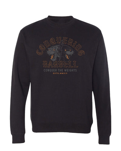 Conquering Barbell Raw Power Crewneck - Conquering Barbell