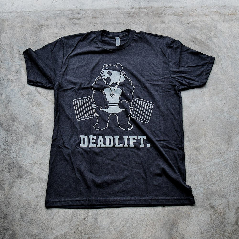 Deadlift Panda Tee - Conquering Barbell