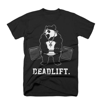 Deadlift Panda Tee - Conquering Barbell