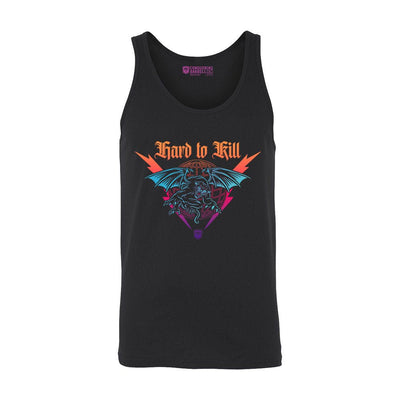 Hard to Kill - Flying Panther - Black tank top - Conquering Barbell