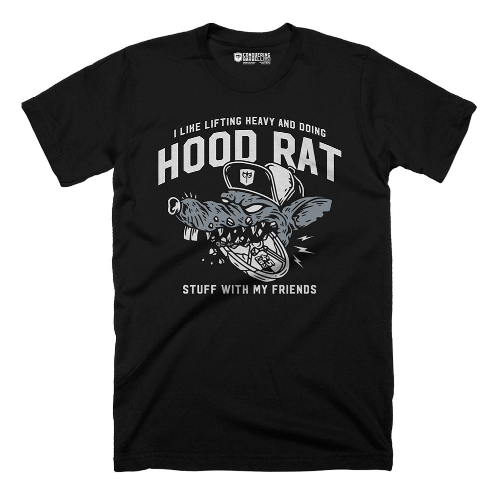 Hood Rat Tee - Conquering Barbell