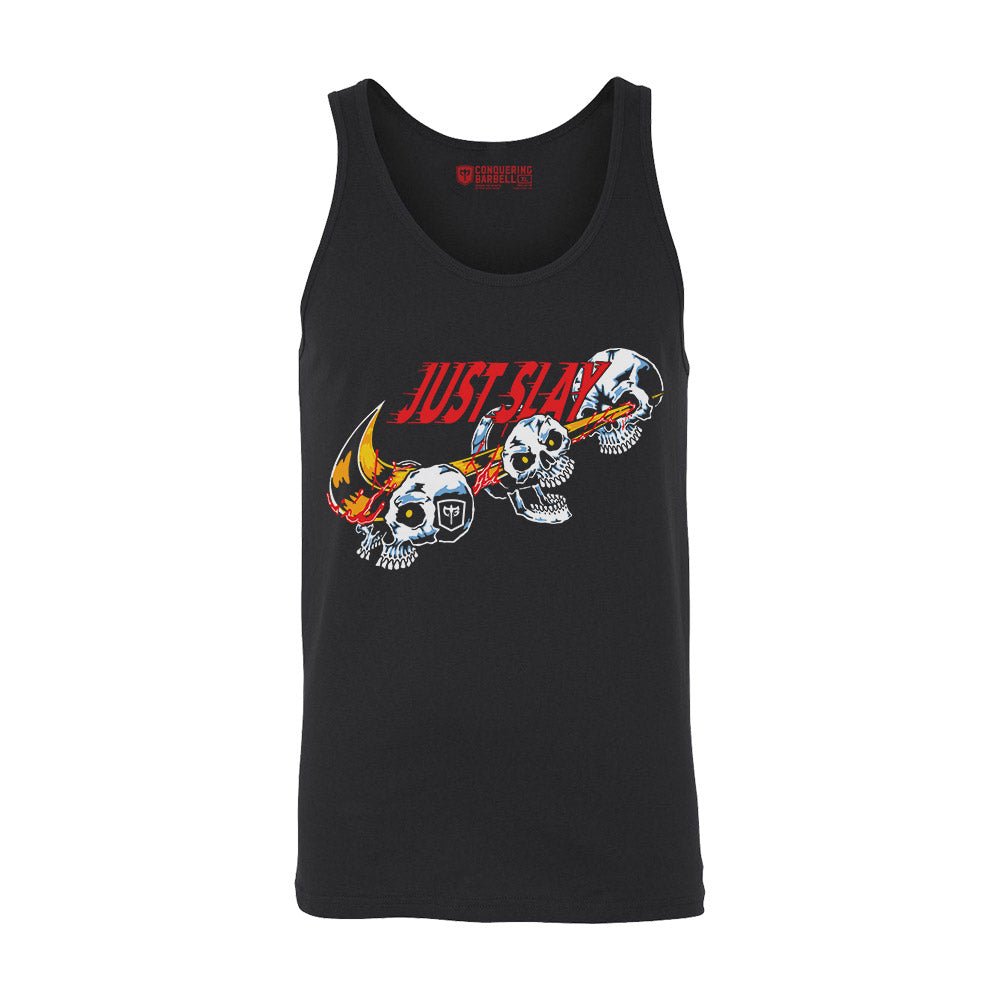 Just Slay - Black tank top - Conquering Barbell