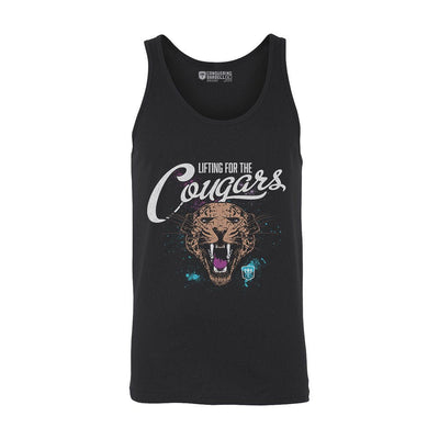 Lifting for the Cougars - Black tank top - Conquering Barbell