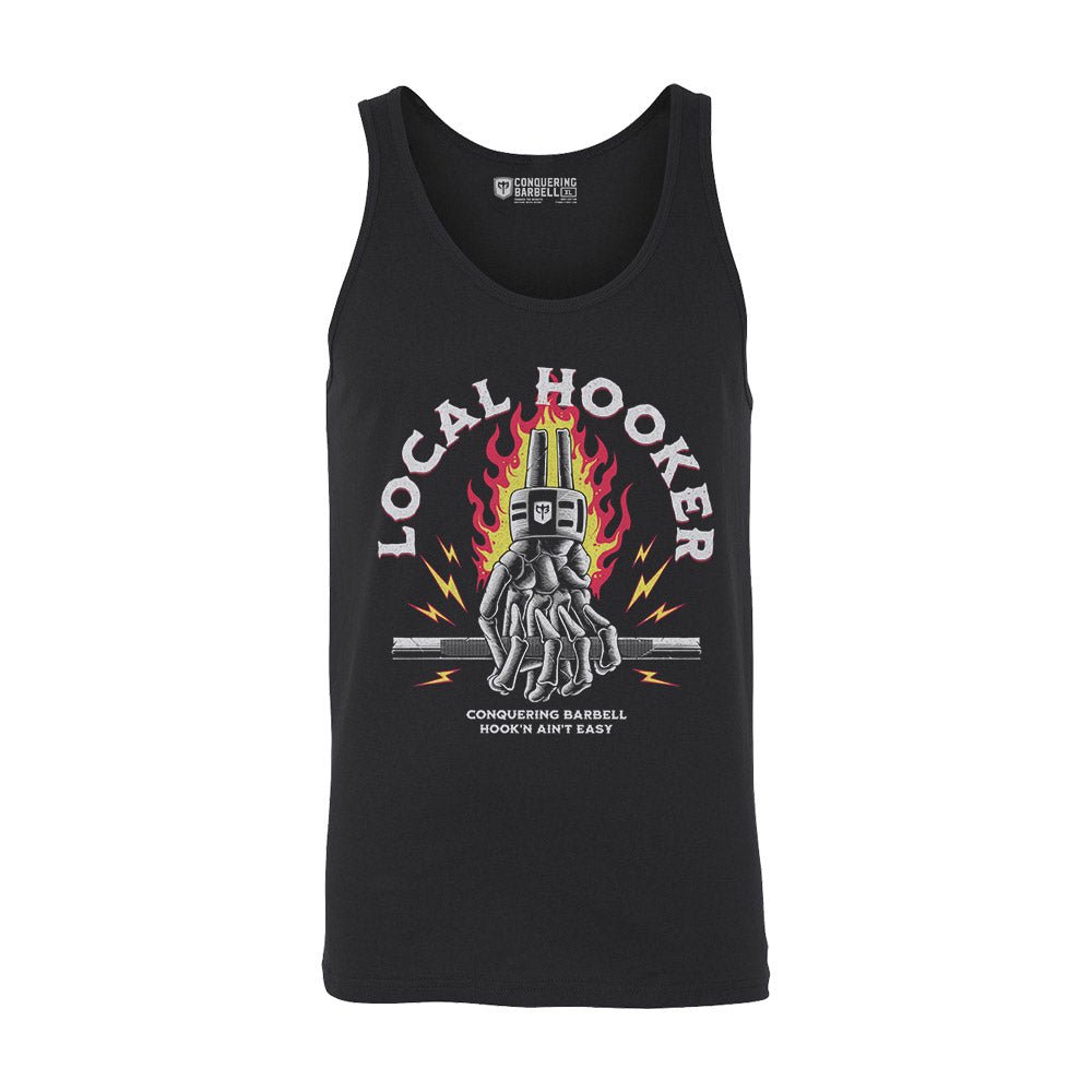 Local Hooker - Black tank top - Conquering Barbell