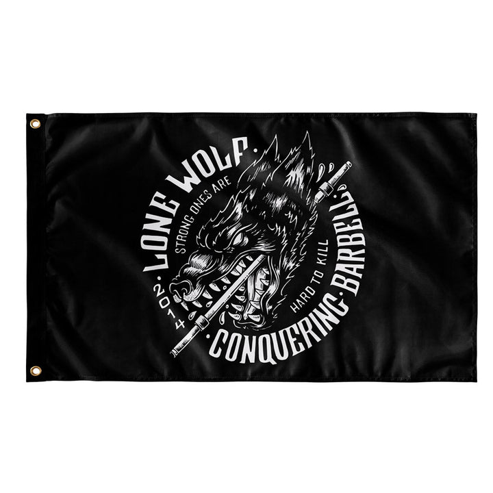 Lone Wolf Flag - 3&