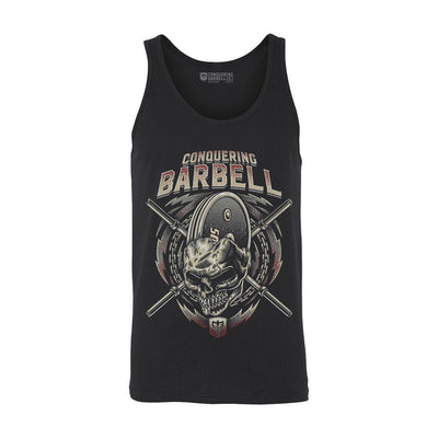 MetalHead - Black tank top - Conquering Barbell