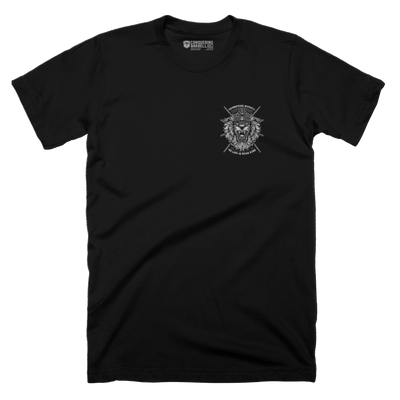 No Lion is Born King Tee - Conquering Barbell