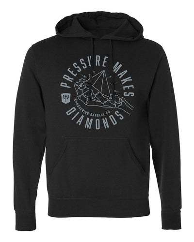 Pressure Makes Diamonds - Pullover Hoodie - Conquering Barbell