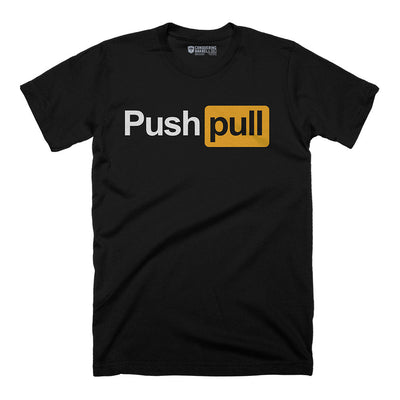 Push Pull tee - Conquering Barbell