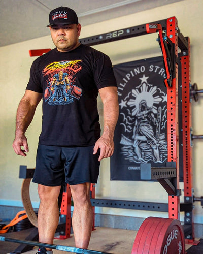 Raging Demon Tee - Conquering Barbell