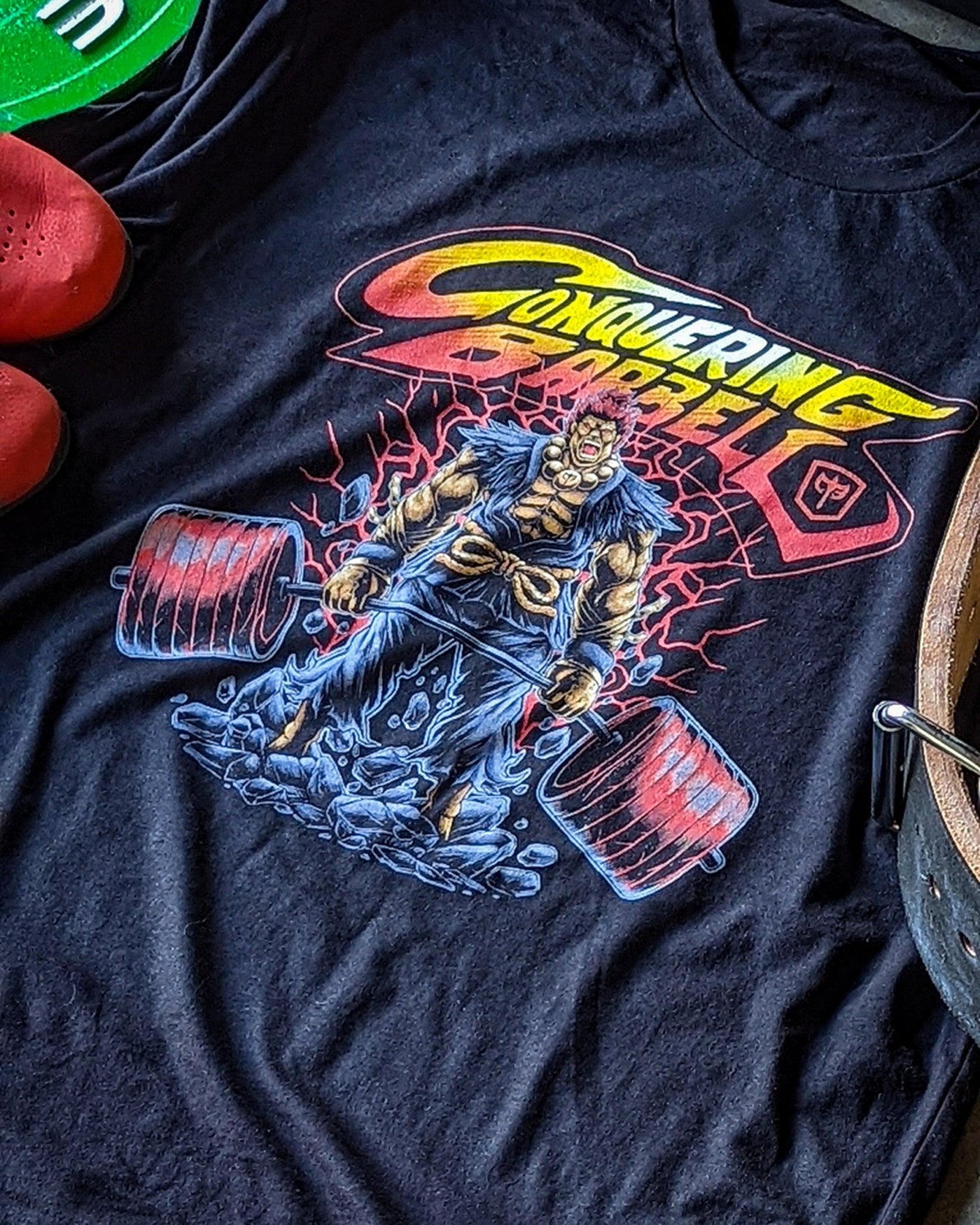 Raging Demon Tee - Conquering Barbell
