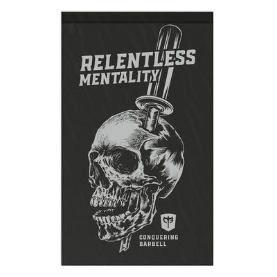 Relentless Mentality Flag - 3' x 5' Polyester Flag - Conquering Barbell