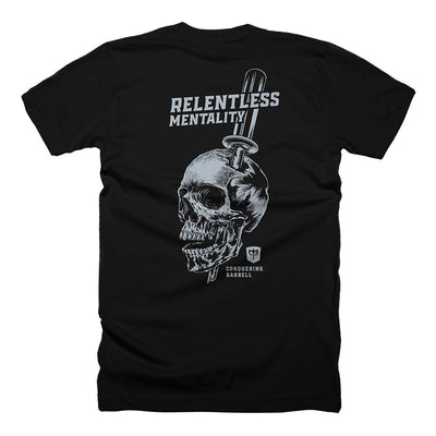 Relentless Mentality Skull Tee - Conquering Barbell