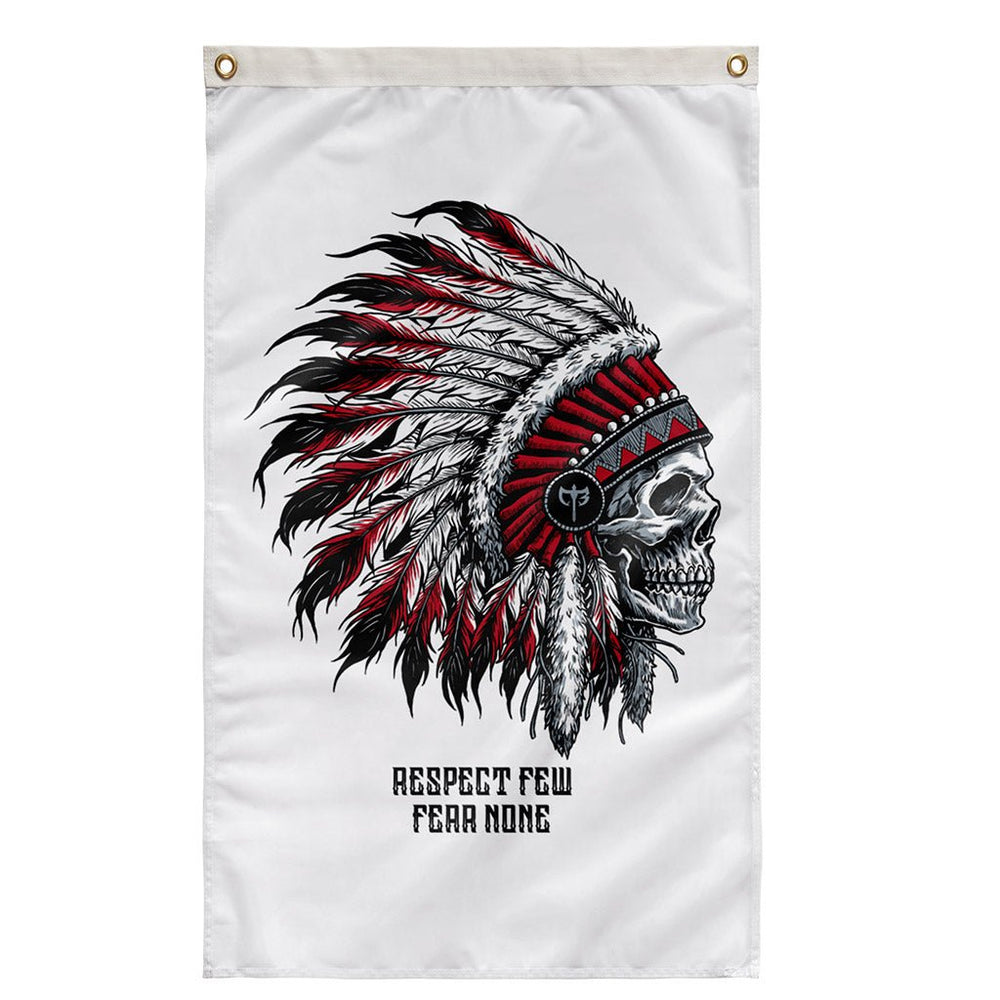 Respect Few, Fear None - 3' x 5' Polyester Flag - Conquering Barbell