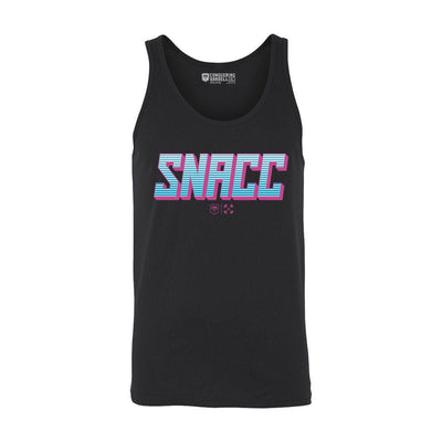 SNACC - on Black tank top - Conquering Barbell