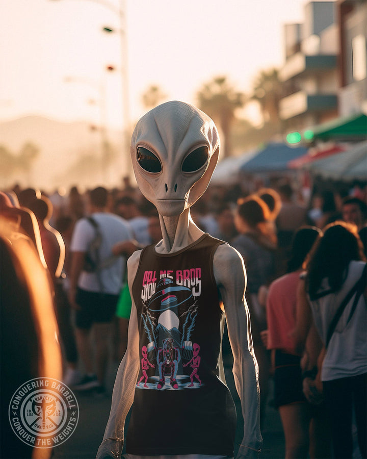 Spot Me Bros tank top in Black