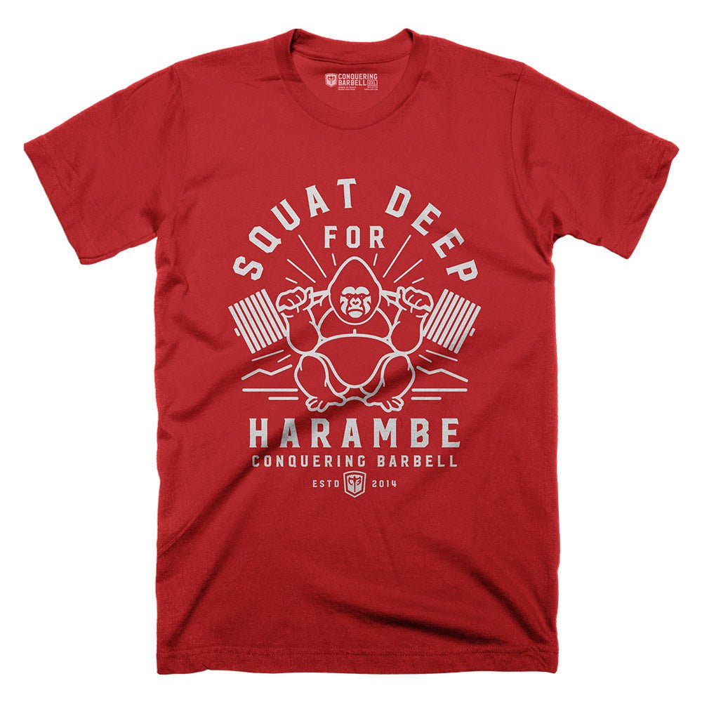 Squat Deep for Harambe - Deal of the Day - Conquering Barbell