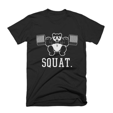 Squat Panda Tee - Conquering Barbell