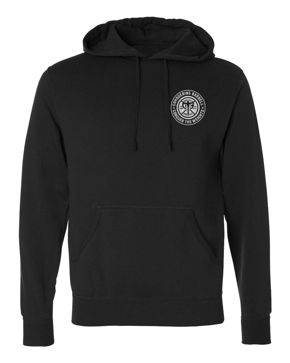Squat Press Pull® Pullover Hoodie - Black O.G. Edition - Conquering Barbell