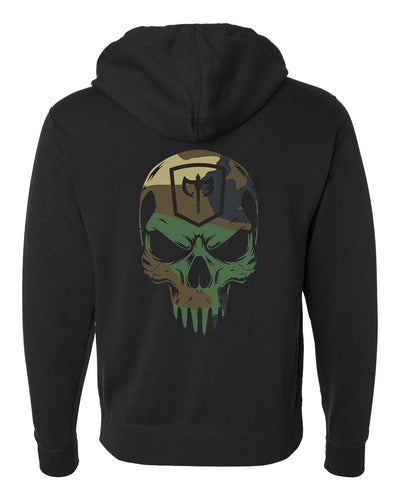 Strong Ones are Hard to Kill - Woodland Camo - Pullover Hoodie - Conquering Barbell