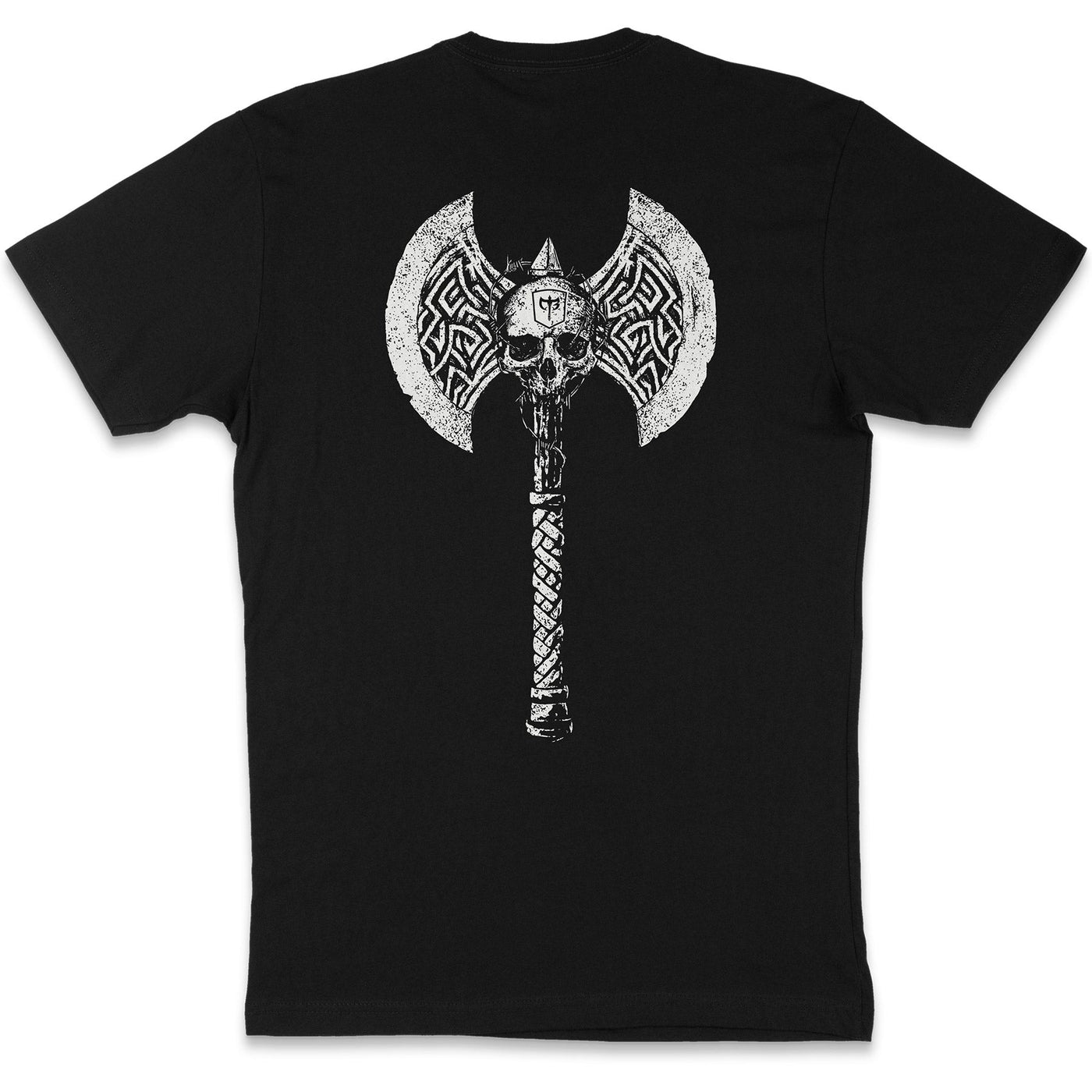 The Battle Axe - Black Tee - Conquering Barbell