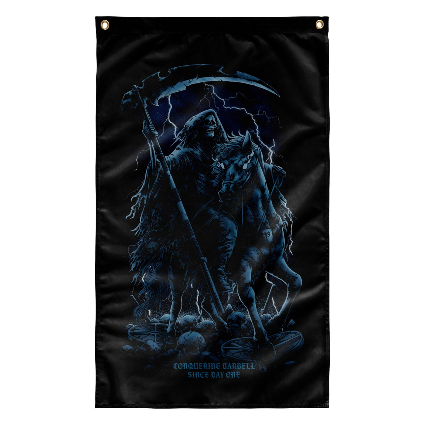 Soul Ripper Flag The Reaper - 3' x 5' Polyester Flag - Conquering Barbell