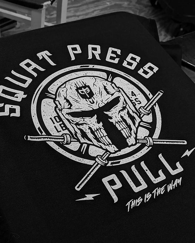 The Skull Helmet Tee - Conquering Barbell