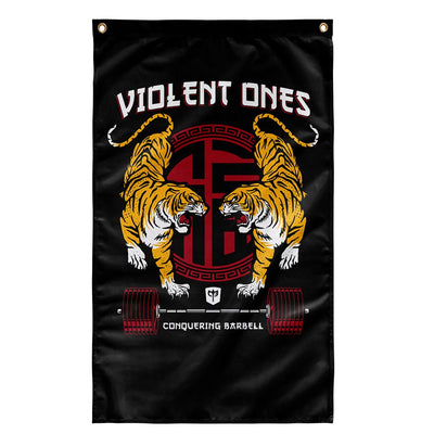 Violent Ones Flag - 3' x 5' Polyester Flag - Conquering Barbell